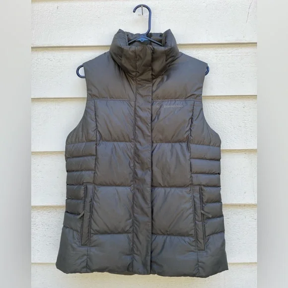 Patagonia Down Vest, Women’s Size Medium, Gray - Picture 3 of 8